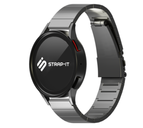 Strap-it® Huawei Watch GT 5 Pro - 46mm luxe titanium bandje (grafiet)