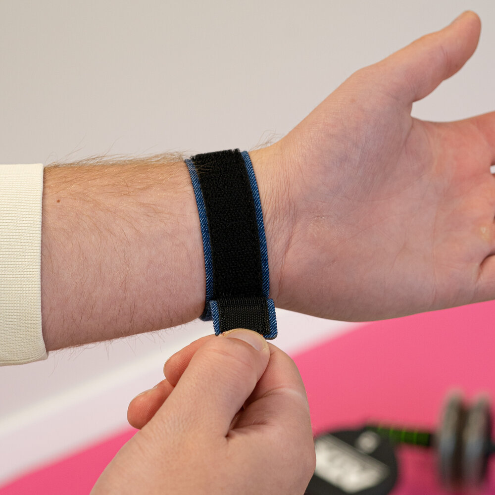 Bandz Bandz Apple Watch Denim band (blauw)