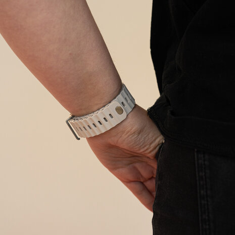 Strap-it® Strap-it Apple Watch Ocean bandje met druksluiting (sterrenlicht)