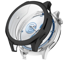 Strap-it® Huawei Watch GT 5 - 46mm TPU case (zwart) Strap-it® Huawei Watch GT 5 - 46mm TPU case (zwart)