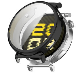 Strap-it® Huawei Watch GT 5 - 41mm TPU case (zwart) Strap-it® Huawei Watch GT 5 - 41mm TPU case (zwart)