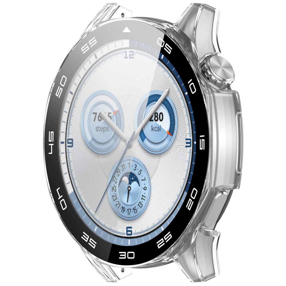 Strap-it® Strap-it Huawei Watch GT 5 - 46mm hard case met glas (transparant)