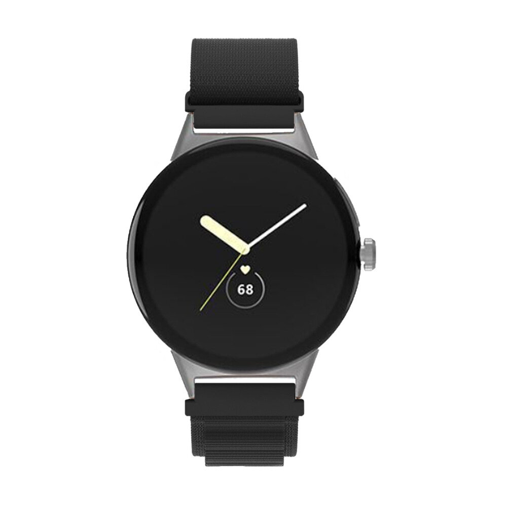 Strap-it® Strap-it Google Pixel Watch 3 - 45mm Alpine bandje (zwart)