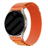 Strap-it® Samsung Galaxy Watch 42mm Alpine nylon bandje (oranje)