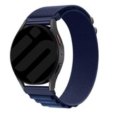 Strap-it® Xiaomi Amazfit GTS Alpine nylon bandje (blauw)