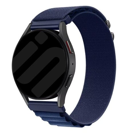 Strap-it® Strap-it Amazfit Active Alpine nylon bandje (blauw) Strap-it® Strap-it Amazfit Active Alpine nylon bandje (blauw)