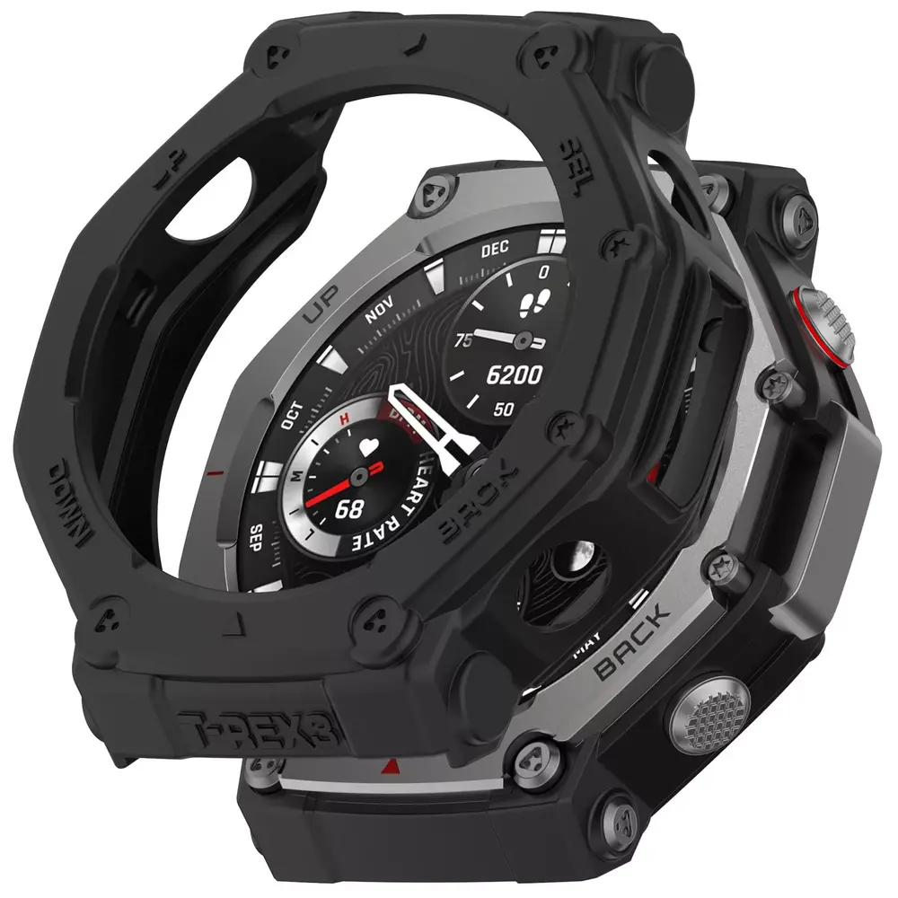 Strap-it® Strap-it Amazfit T-Rex 3 rugged TPU case (zwart)