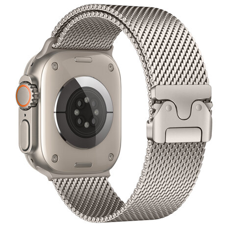 Strap-it® Strap-it Apple Watch Modern Milanese band (sterrenlicht)