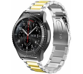 Strap-it® Redmi Watch 5 Active stalen band (zilver/goud) Strap-it® Redmi Watch 5 Active stalen band (zilver/goud)