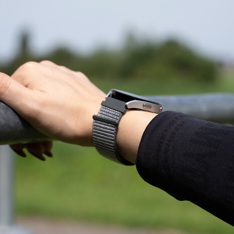 Strap-it® Strap-it Redmi Watch 5 Active nylon band (groen)