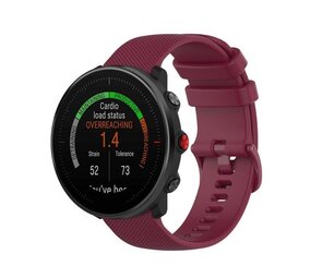Strap-it® Redmi Watch 5 Lite luxe siliconen bandje (wijnrood)