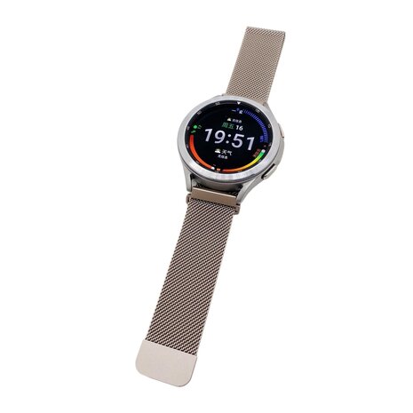 Strap-it® Strap-it Redmi Watch 5 Lite Milanese band (sterrenlicht)