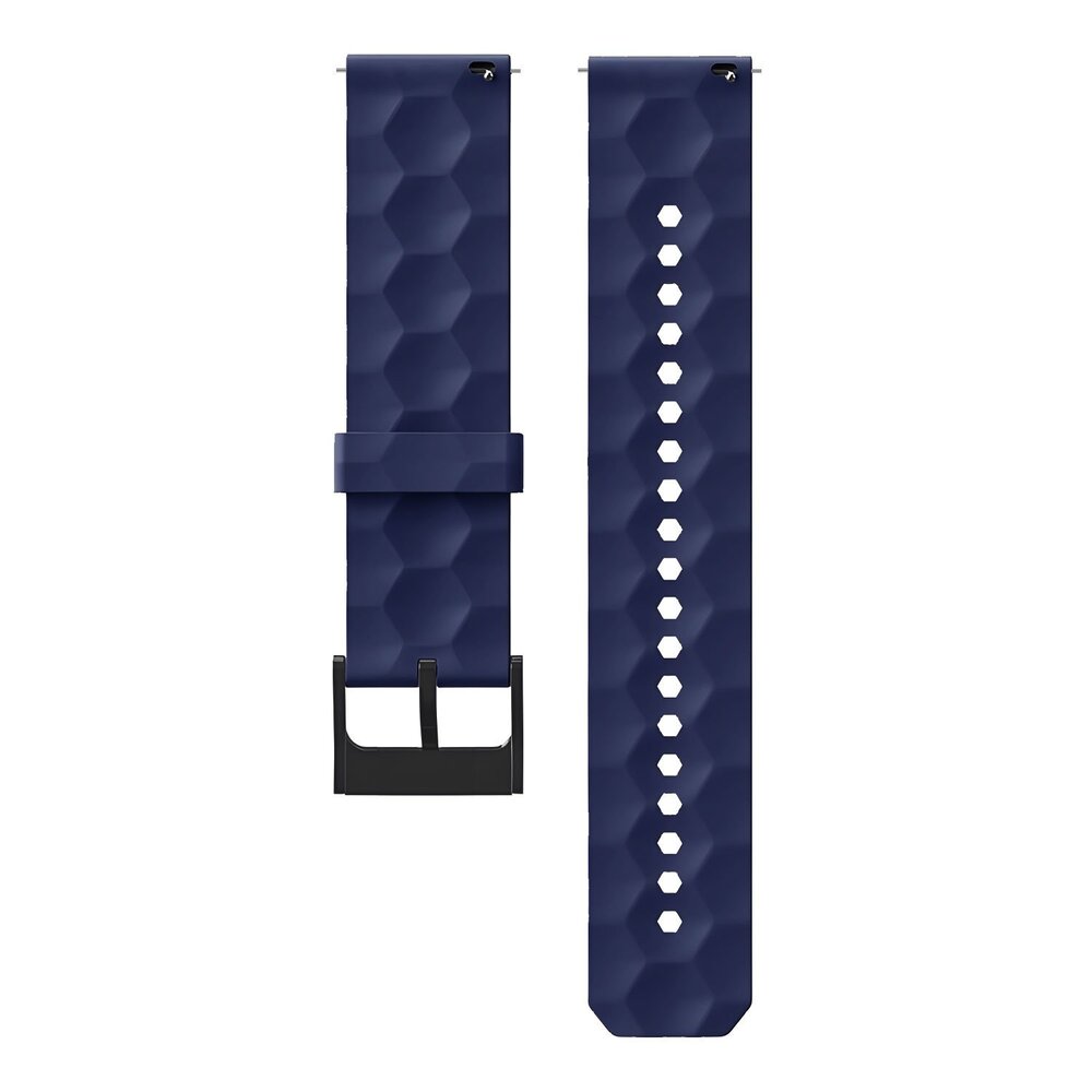 Strap-it® Strap-it Redmi Watch 5 Lite silicone hexa band (donkerblauw)