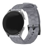 Strap-it® Redmi Watch 5 Lite silicone hexa band (grijs)