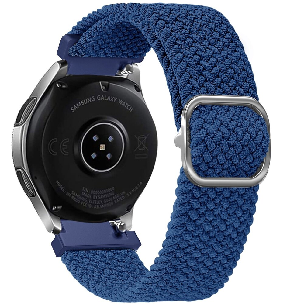 Strap-it® Strap-it Redmi Watch 5 Lite verstelbaar geweven bandje (blauw)