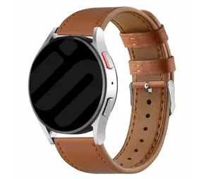 Strap-it® Redmi Watch 5 Lite leren bandje (strak bruin) Strap-it® Redmi Watch 5 Lite leren bandje (strak bruin)
