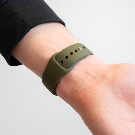 Bandz Bandz Honor Watch GS 3 sport band 'Deluxe' (olijfgroen)