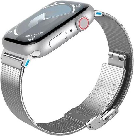 Spigen Spigen Apple Watch Sleek Link bandje (zilver)