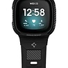 Spigen Spigen Fitbit Versa 3 Rugged Armor bandje (zwart) Spigen Spigen Fitbit Versa 3 Rugged Armor bandje (zwart)