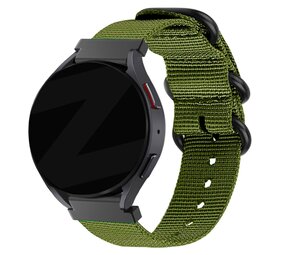 Bandz Bandz Xiaomi Watch 2 nylon band met gesp (groen) Bandz Bandz Xiaomi Watch 2 nylon band met gesp (groen)