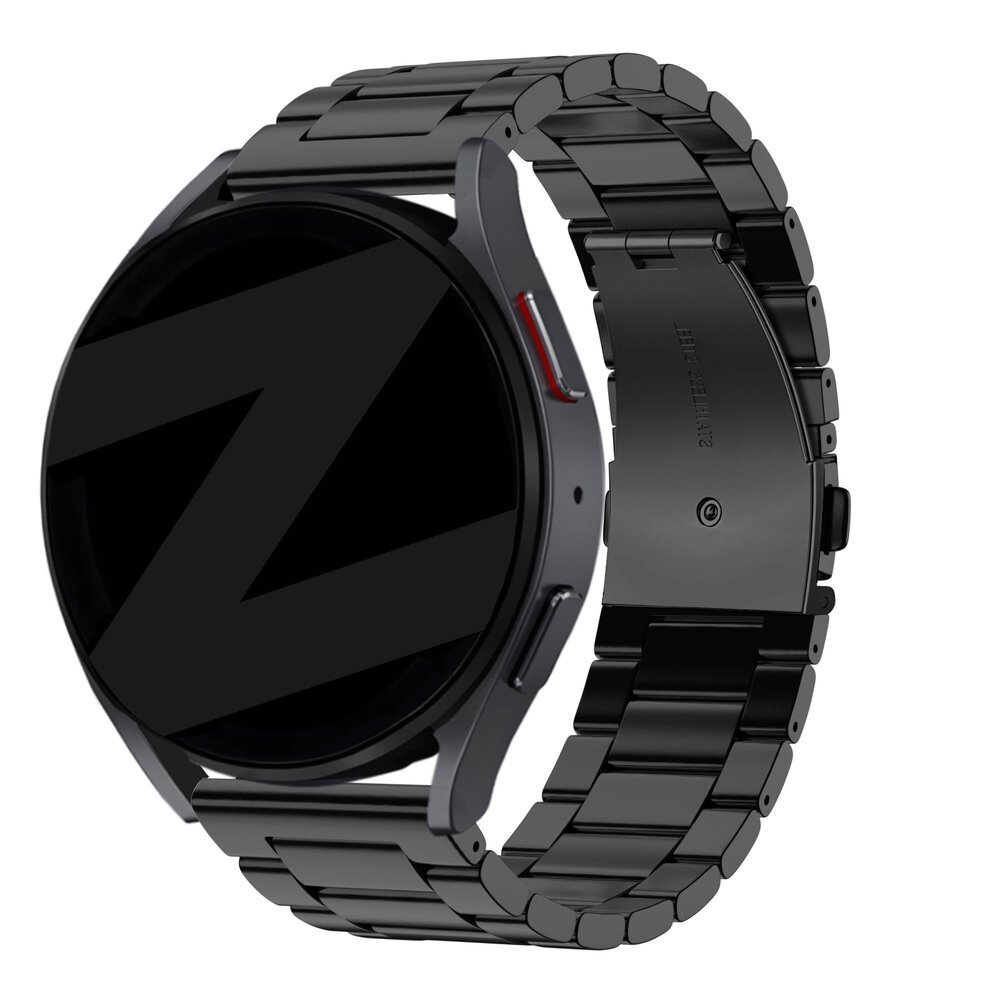 Bandz Bandz Oppo Watch X stalen band 'Classic' (zwart)