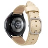 Bandz Bandz Oppo Watch X lederen band 'Deluxe' (kaki) Bandz Bandz Oppo Watch X lederen band 'Deluxe' (kaki)