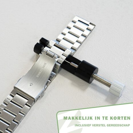 Bandz Bandz Realme Watch 2 (Pro) stalen band 'Dragon' (zwart)