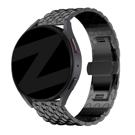 Bandz Bandz Realme Watch S (Pro) stalen band 'Dragon' (zwart)