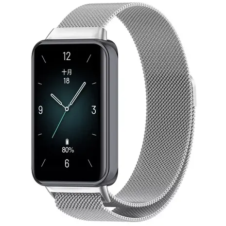 Strap-it® Strap-it Honor Band 9 Milanese band (zilver)