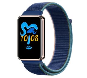 Strap-it® Honor Band 9 nylon band (donkerblauw)