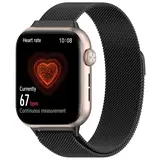 Strap-it® Honor Watch 5 Milanese band (zwart)