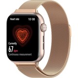 Strap-it® Honor Watch 5 Milanese band (rosé goud)