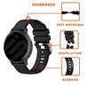 Strap-it® Strap-it Garmin Venu 3 siliconen classic bandje (zwart) Strap-it® Strap-it Garmin Venu 3 siliconen classic bandje (zwart)