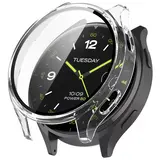 Strap-it® Xiaomi Watch 2 PC case met glas (transparant)