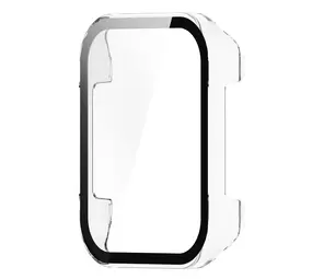 Strap-it® Realme Watch 3 Pro PC case met glas (transparant) Strap-it® Realme Watch 3 Pro PC case met glas (transparant)