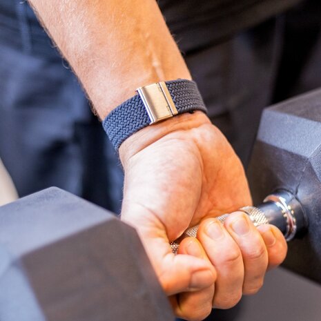 Strap-it® Strap-it Apple Watch gevlochten bandje (charcoal) Strap-it® Strap-it Apple Watch gevlochten bandje (charcoal)