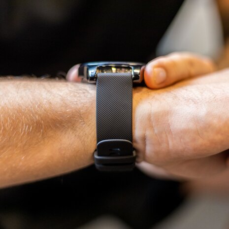 Strap-it® Strap-it Polar Unite siliconen bandje (zwart)