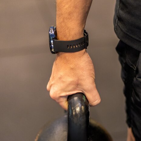 Strap-it® Strap-it Amazfit Bip Luxe Siliconen bandje (zwart)