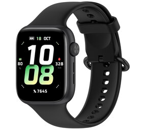 Strap-it® Honor Watch 5 siliconen bandje (zwart)