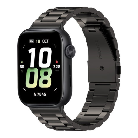 Strap-it® Strap-it Honor Watch 5 stalen band (zwart)