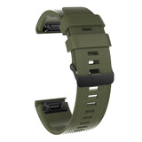 Strap-it® Coros Vertix 2 / 2s siliconen bandje (olijfgroen)