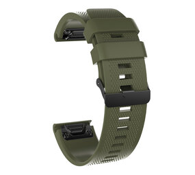 Strap-it® Coros Vertix 2 / 2s siliconen bandje (olijfgroen)