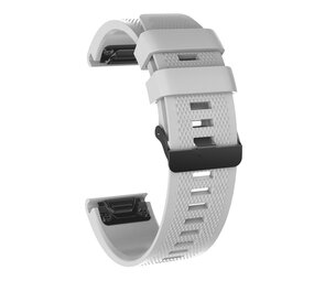 Strap-it® Coros Vertix 2 / 2s siliconen bandje (lichtgrijs)