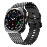 Strap-it® Carbon Fiber Samsung Galaxy Watch Ultra siliconen bandje
