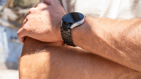 Strap-it® Strap-it Samsung Galaxy Watch Active titanium bandje (zwart)