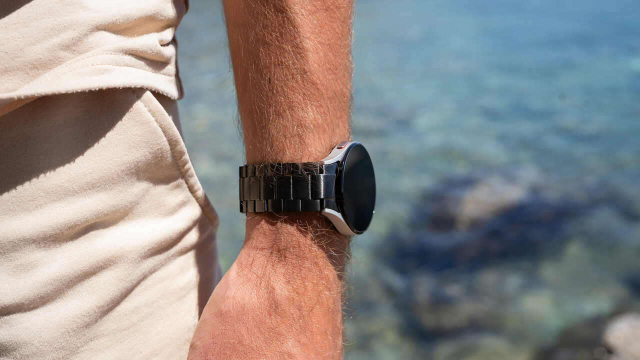 Strap-it® Strap-it Samsung Galaxy Watch Active titanium bandje (zwart)