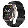Strap-it® Strap-it Apple Watch siliconen air bandje met P-Buckle (zwart) Strap-it® Strap-it Apple Watch siliconen air bandje met P-Buckle (zwart)