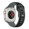 Strap-it® Strap-it Apple Watch premium outdoor siliconen bandje (zwart/grijs) Strap-it® Strap-it Apple Watch premium outdoor siliconen bandje (zwart/grijs)