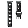 Strap-it® Strap-it Apple Watch premium outdoor siliconen bandje (zwart/grijs) Strap-it® Strap-it Apple Watch premium outdoor siliconen bandje (zwart/grijs)
