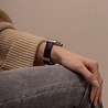Strap-it® Strap-it Samsung Gear S3 leather crocodile grain band (zwart) Strap-it® Strap-it Samsung Gear S3 leather crocodile grain band (zwart)